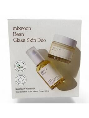 2/$60 ✨ mixsoon Bean Glass Skin Duo Essence + Cream 50ml Set K-Beauty Hydrating